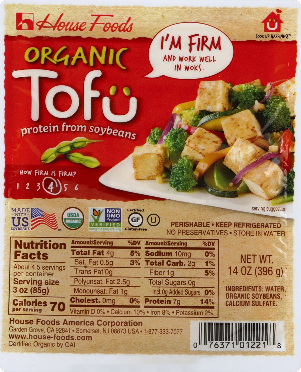 slide 1 of 7, House Foods House Food Organic Tofu, 14 oz