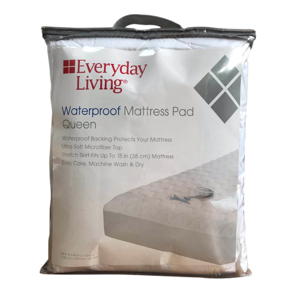 slide 1 of 1, Everyday Living Waterproof Mattress Pad, King Size