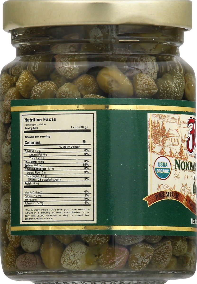 slide 5 of 12, Flora In Vinegar Organic Nonpareil Capers 3 oz, 3 oz