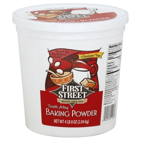 slide 1 of 1, First Street Double Acting Baking Powder, 72 oz