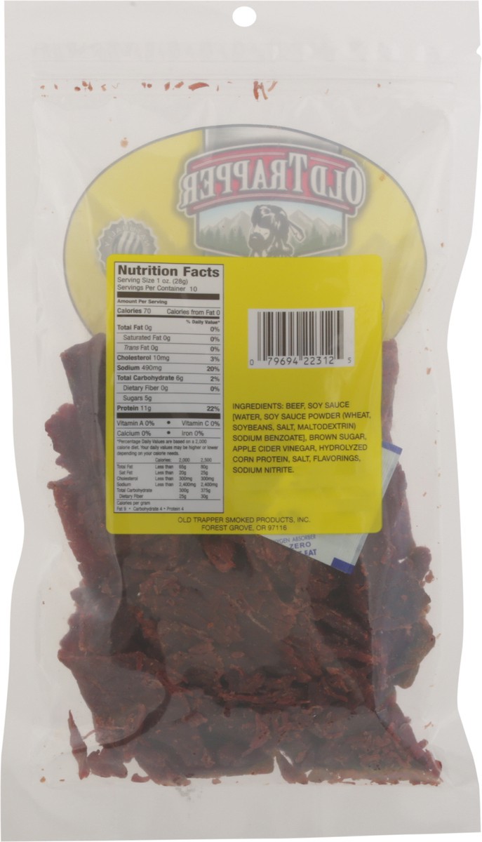 slide 8 of 13, Old Trapper Teriyaki Beef Jerky 10 oz, 10 oz