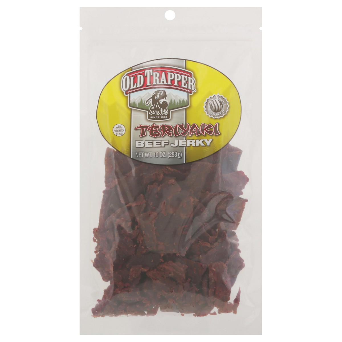 slide 9 of 13, Old Trapper Teriyaki Beef Jerky 10 oz, 10 oz