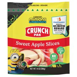 Crunch Pak Sweet Apple Slices, 14 Oz Bag