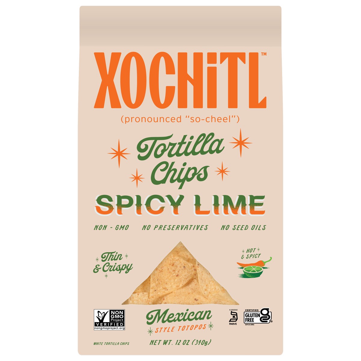 slide 3 of 4, Xochitl Corn Chips - 12 oz, 12 oz