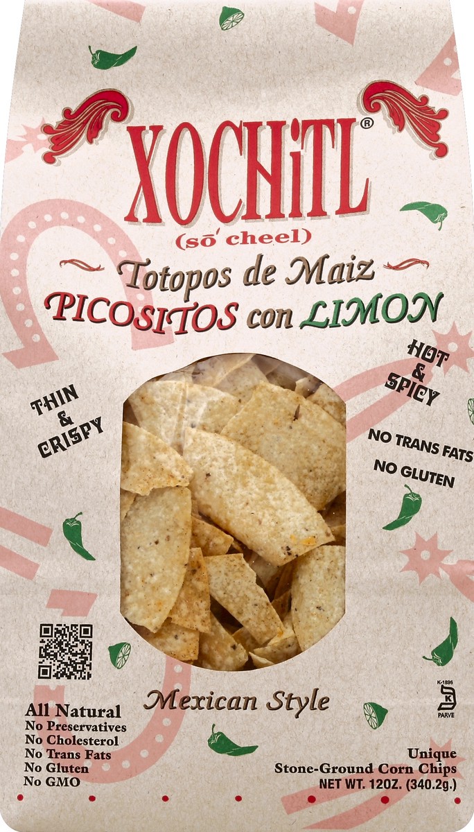 slide 1 of 1, Xochitl Corn Chips 12 oz, 12 oz