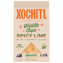 Xochitl Mexican Spicy Lime Tortilla Chips 12 oz