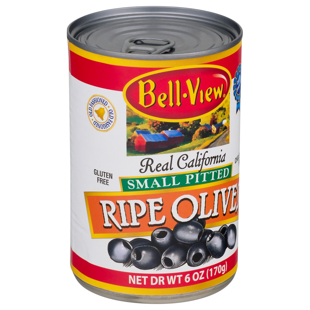 slide 5 of 9, Bell-View Small Pitted Real California Ripe Olives 6 oz, 6 oz