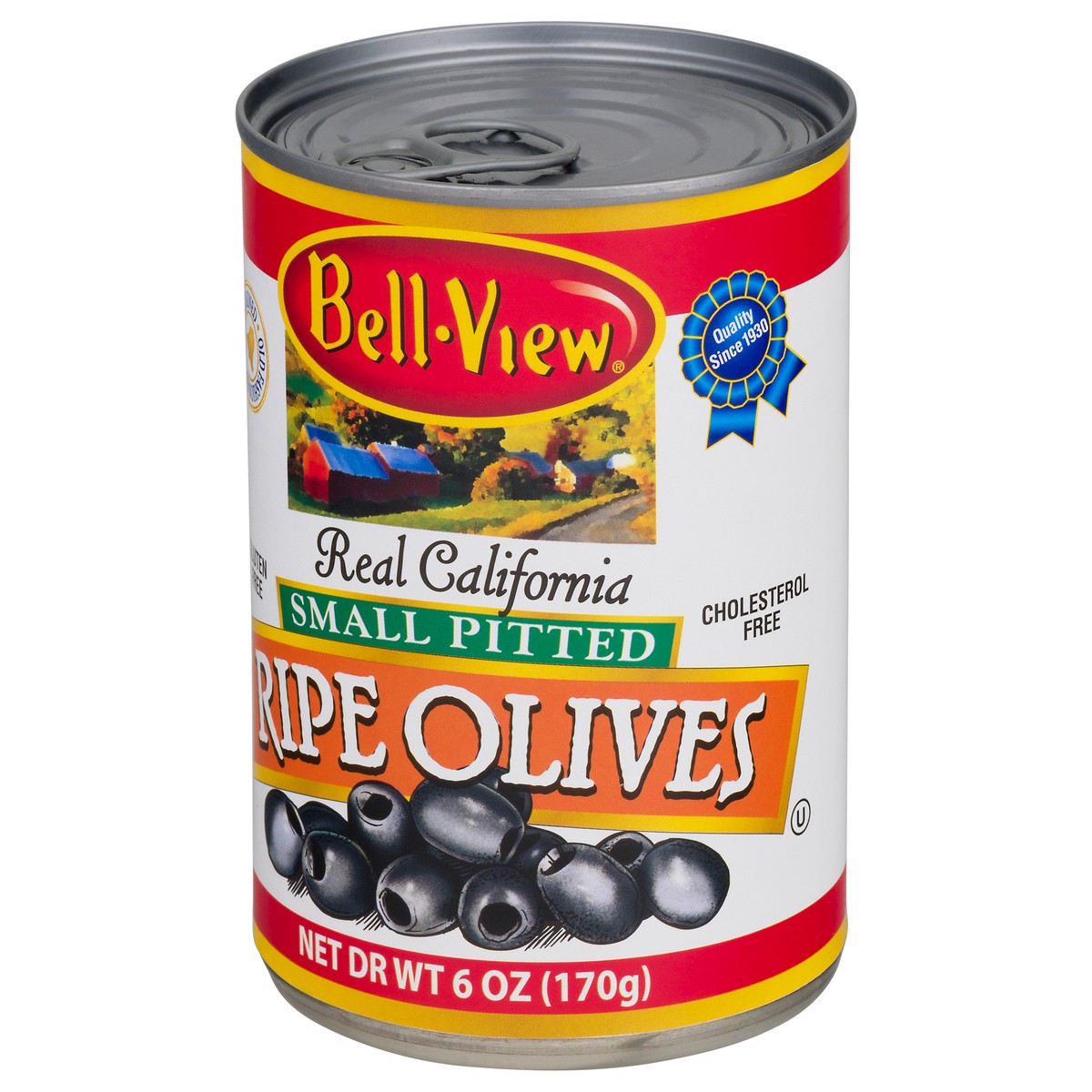 slide 2 of 9, Bell-View Small Pitted Real California Ripe Olives 6 oz, 6 oz