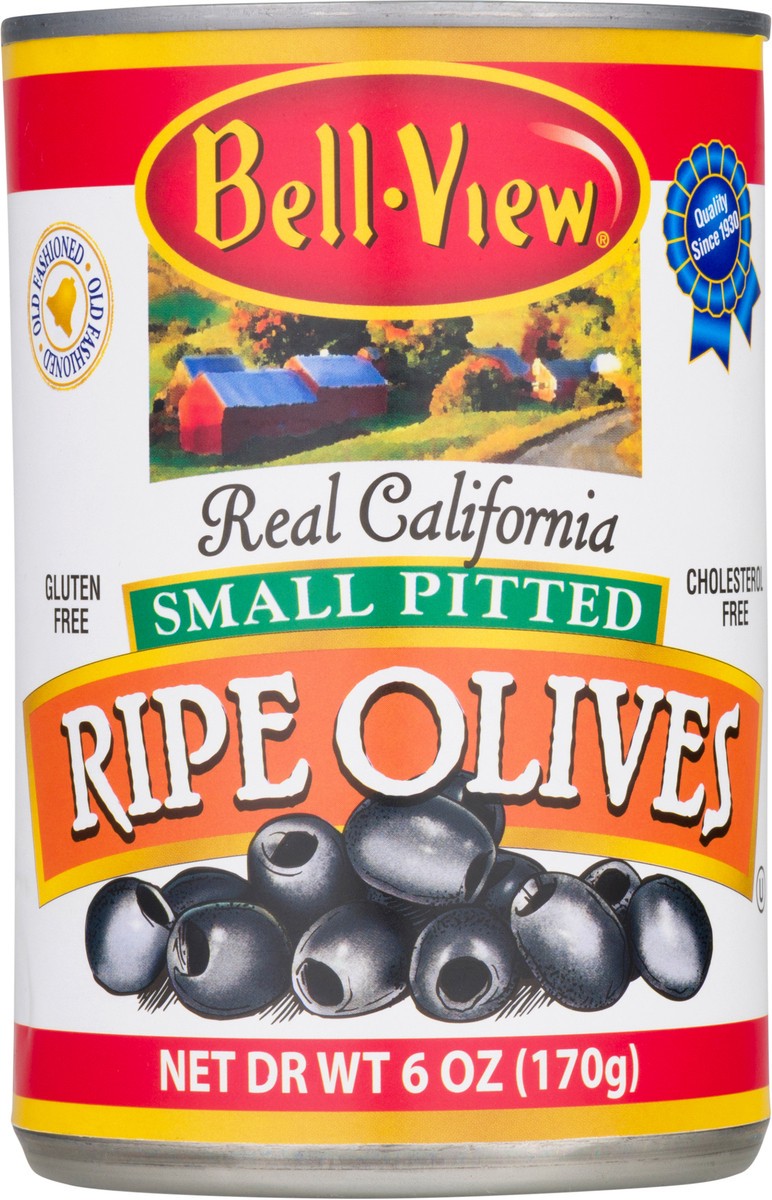 slide 3 of 9, Bell-View Small Pitted Real California Ripe Olives 6 oz, 6 oz