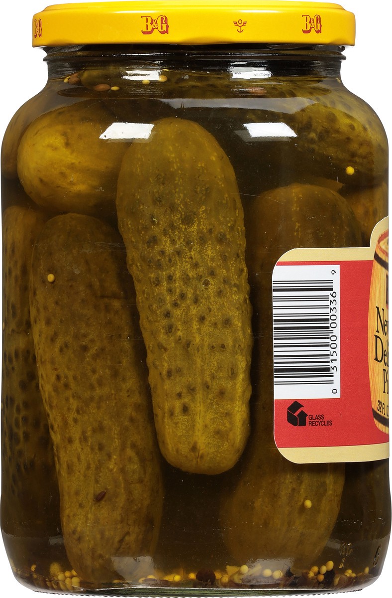 slide 6 of 10, B&G New York Deli Style Pickles 32 fl oz, 32 fl oz