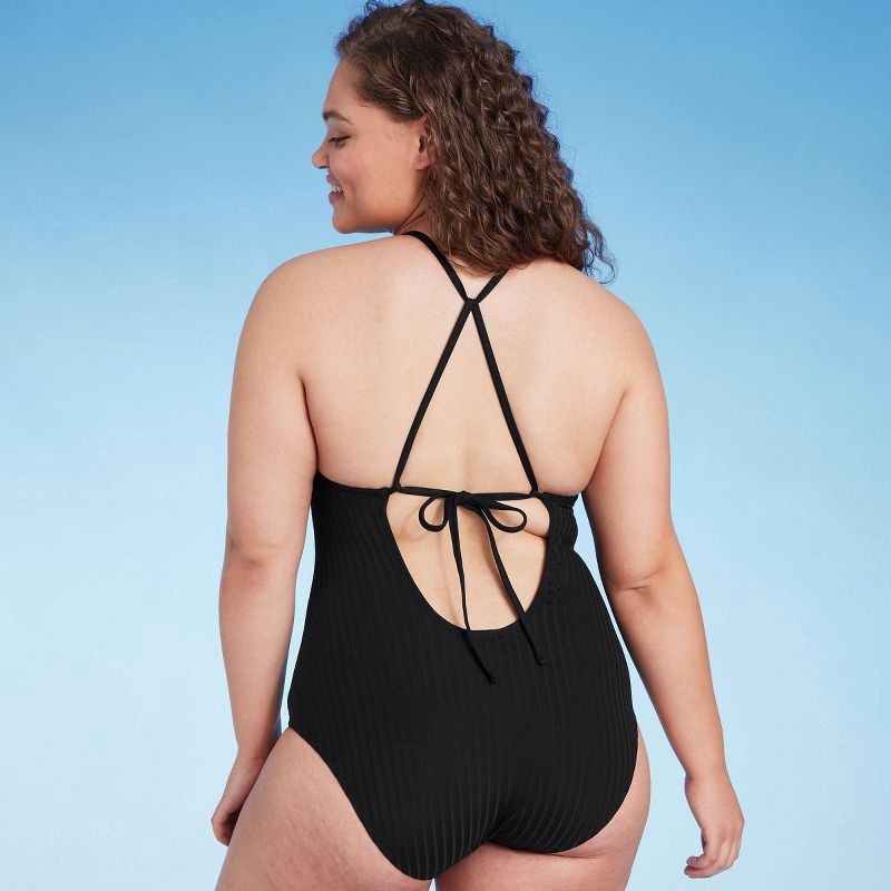 Women's Cut Out Bead Detail One Piece Swimsuit - Shade & Shore