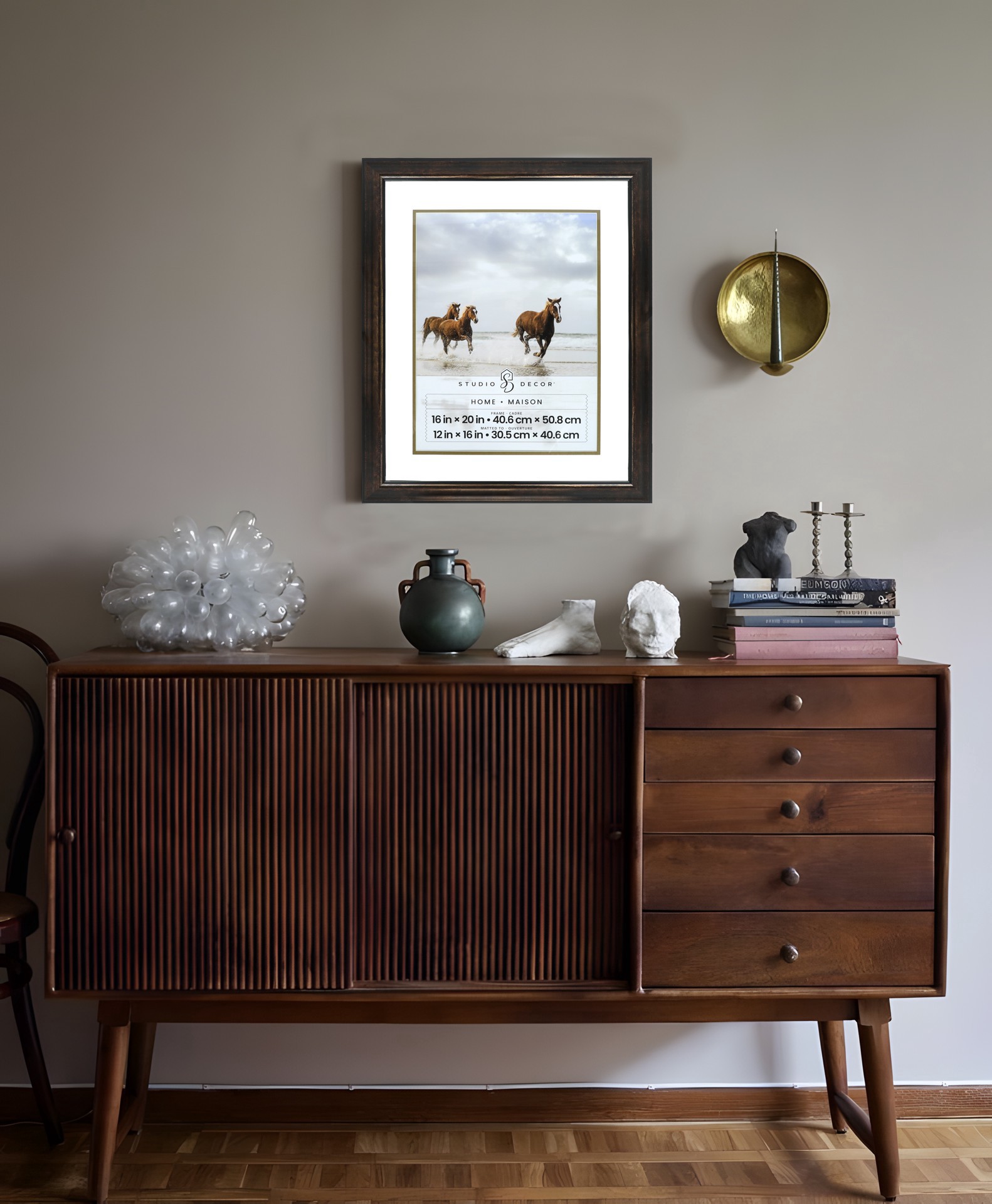 slide 3 of 6, Home Bronze Frame With Double Mat By Studio Decor, 12 in x 16 in mat