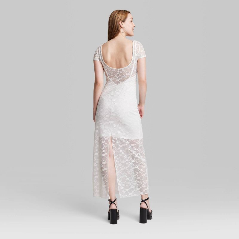 Women's Maxi Dress - Wild Fable™ White Lace M : Target