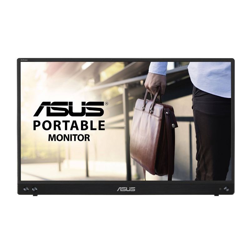 slide 3 of 8, ASUS ZenScreen 15.6" FHD Portable Monitor, IPS Panel, Ultra Thin, Kickstand Design (USB Type-C or A): Anti-Glare, USB-C Connection, 1 ct