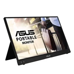 ASUS ZenScreen 15.6" FHD Portable Monitor, IPS Panel, Ultra Thin, Kickstand Design (USB Type-C or A): Anti-Glare, USB-C Connection