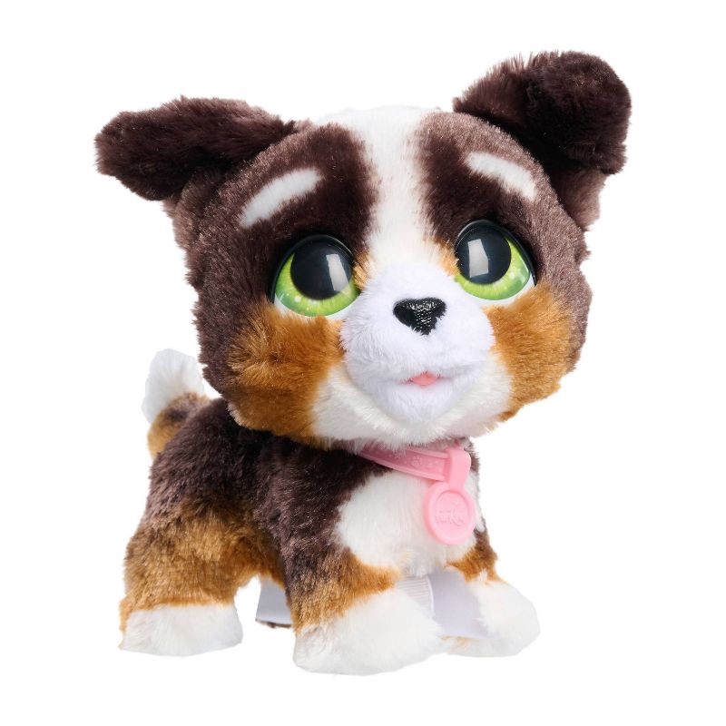 slide 3 of 5, furReal Walk-A-Lots Bernedoodle Interactive Toy: Stuffed Animal Dog by FurReal Friends, Polyester, 9" Tall, 1 ct