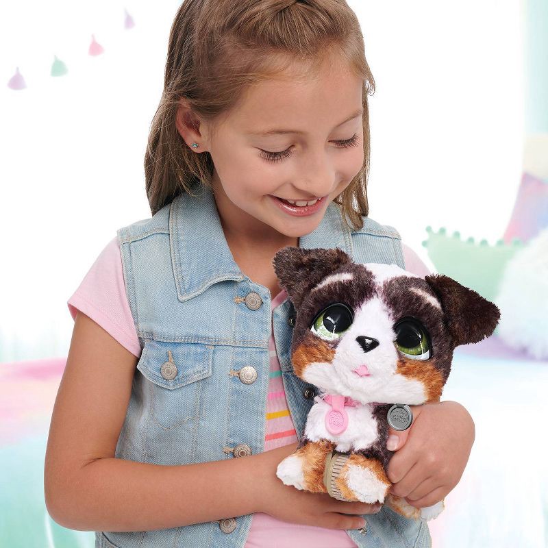 slide 4 of 5, furReal Walk-A-Lots Bernedoodle Interactive Toy: Stuffed Animal Dog by FurReal Friends, Polyester, 9" Tall, 1 ct