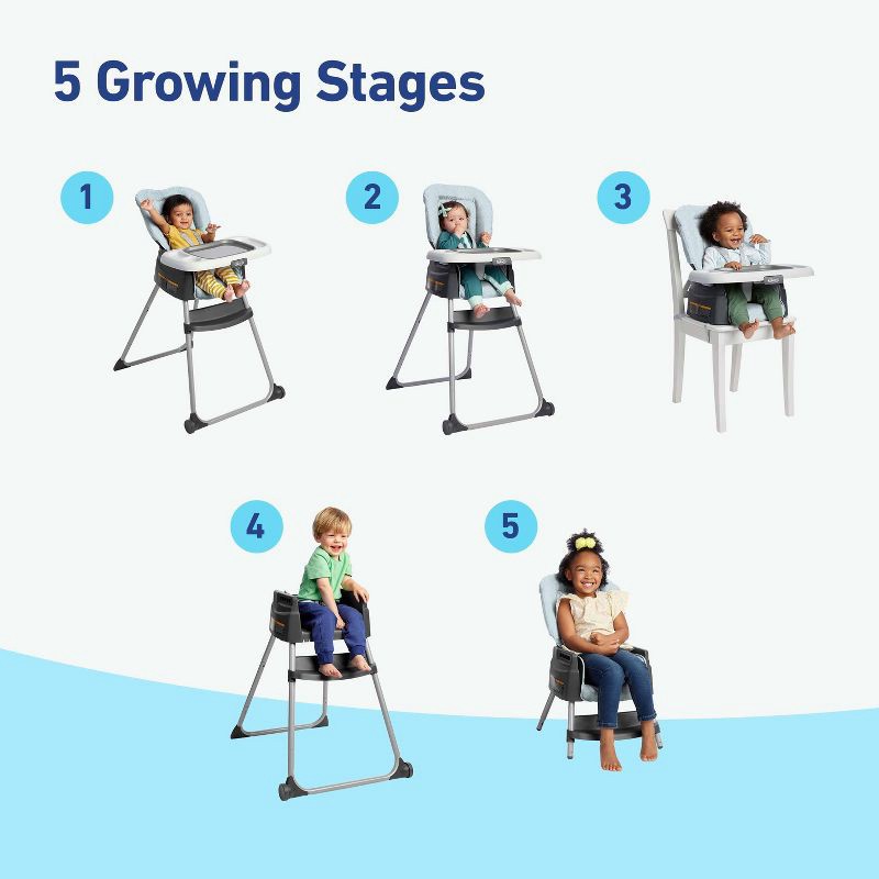 slide 2 of 7, Graco Made 2 Grow 5-in-1 High Chair, 1 ct
