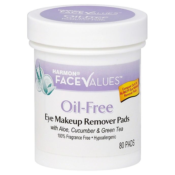 slide 1 of 1, Harmon Face Values Oil-Free Eye Makeup Remover Pads, 80 ct