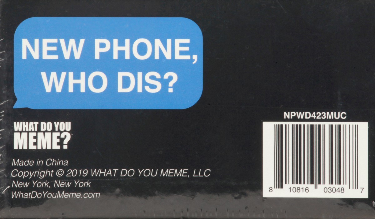 slide 5 of 11, New Phone, Who Dis? Ages 17+ Adult Party Game 1 ea, 1 ct