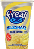 slide 1 of 1, F'Real Cake Batter Milkshake, 16 oz