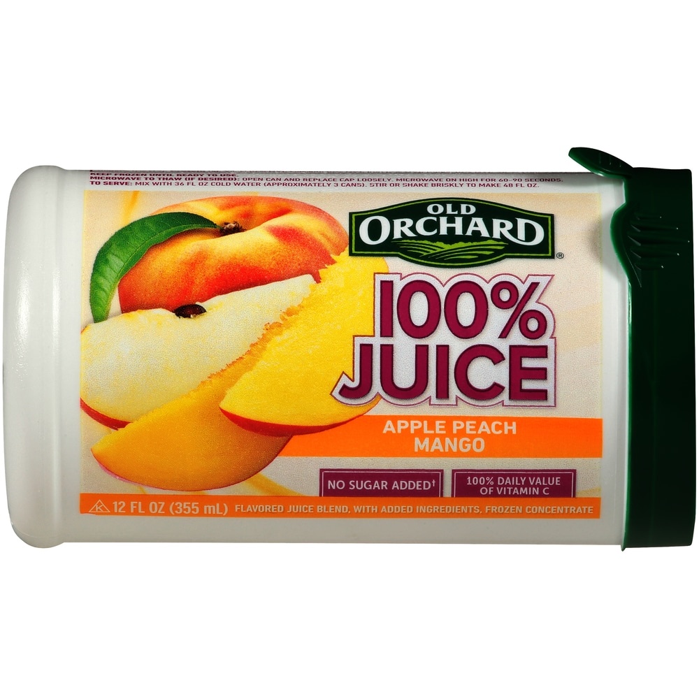 slide 1 of 8, Old Orchard Juice Apple Peach Mango, 12 fl oz