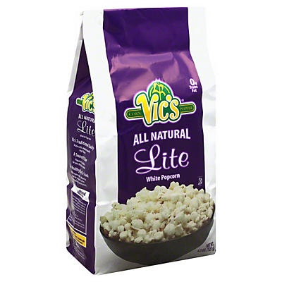 slide 1 of 1, Vic's Lite White Popcorn, 4.5 oz