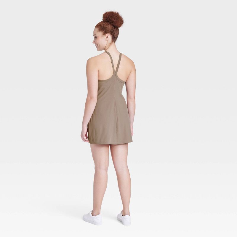 Women's Fine Rib Active Dress - All In Motion™ Taupe XS 1 ct
