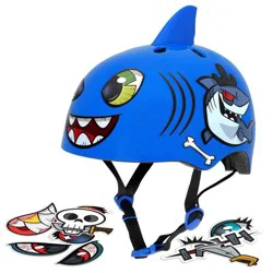 Raskullz Cling Shark Child Helmet - Blue