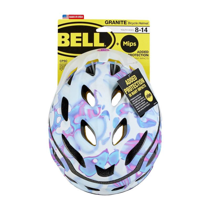 slide 8 of 9, Bell Granite MIPS Youth Bike Helmet - Purple/White, 1 ct