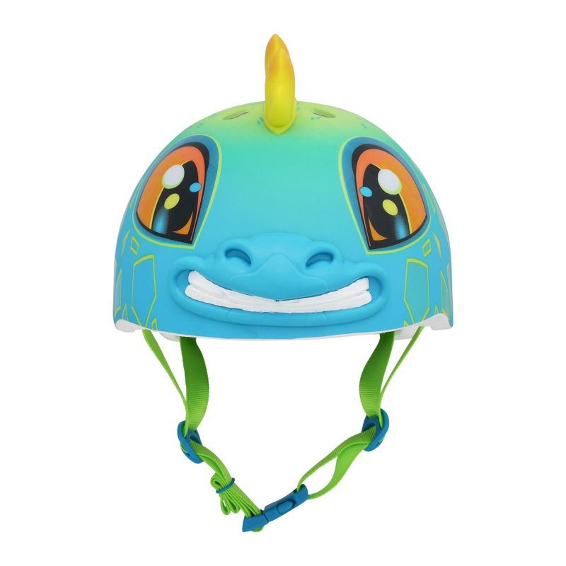 slide 3 of 10, Raskullz Stego Hawk Child Helmet - Blue/Yellow, 1 ct