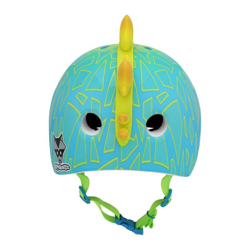 slide 5 of 10, Raskullz Stego Hawk Child Helmet - Blue/Yellow, 1 ct