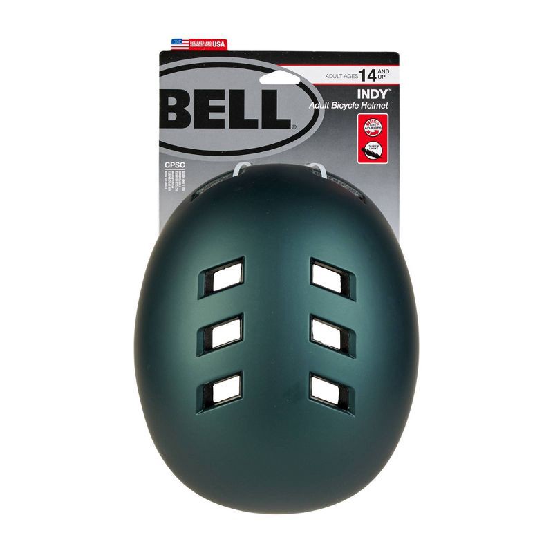 slide 8 of 9, Bell Indy Adult Bike Helmet - Green, 1 ct