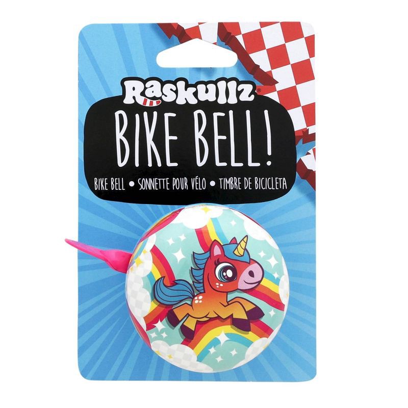 slide 3 of 5, Raskullz Unicorn Mid Size Bell, 1 ct