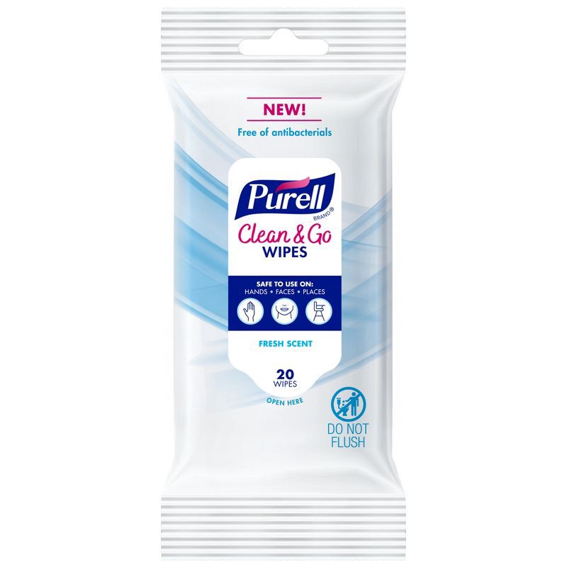 slide 1 of 6, Purell Hand Sanitizer Wipes - Trial Size - 20ct, 20 ct