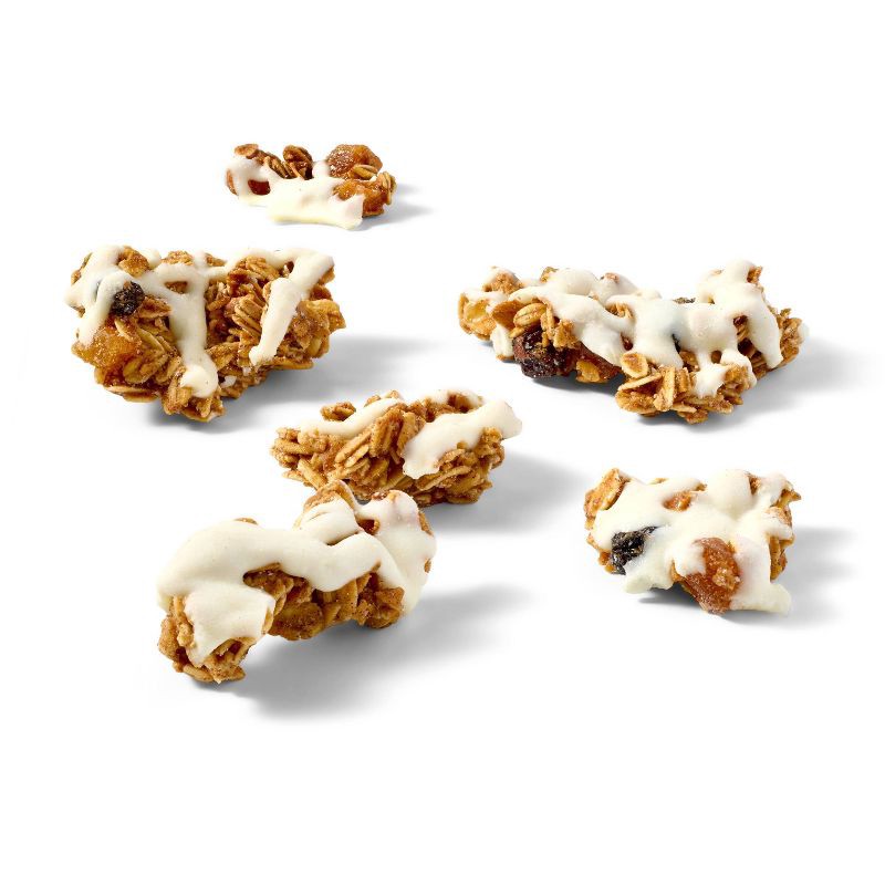 slide 2 of 3, Apple Cinnamon Raisin Drizzled Granola Clusters - 10oz - Good & Gather™, 10 oz