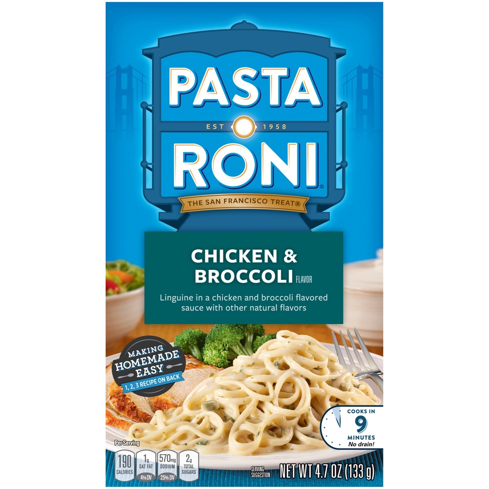 slide 2 of 5, Pasta Roni Chicken & Broccoli Flavor Linguine, 4.7 oz