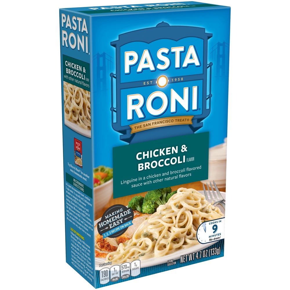 slide 3 of 5, Pasta Roni Chicken & Broccoli Flavor Linguine, 4.7 oz