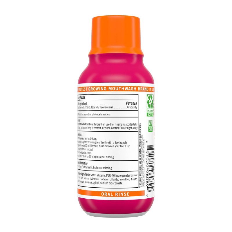 slide 10 of 10, TheraBreath Anticavity Fluoride Mouthwash - Sparkle Mint - Trial Size - 3 fl oz, 3 fl oz