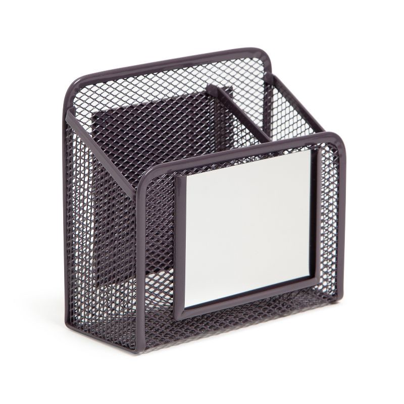 slide 1 of 8, U Brands Locker Mesh Cup with Mirror Dusty Black, 1 ct