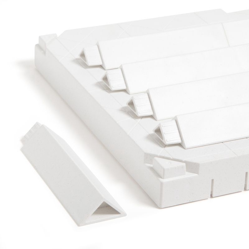 slide 7 of 7, U Brands U-Eco Plastic Locker Adjustable Shelf White, 1 ct