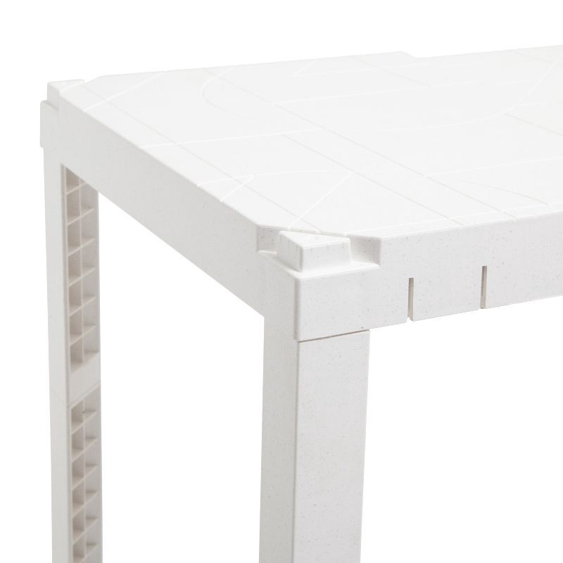 slide 3 of 7, U Brands U-Eco Plastic Locker Adjustable Shelf White, 1 ct