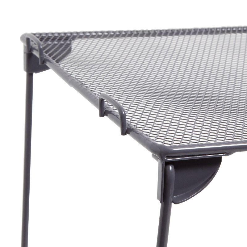 slide 6 of 7, U Brands 8" Mesh Locker Shelf Dusty Black, 1 ct