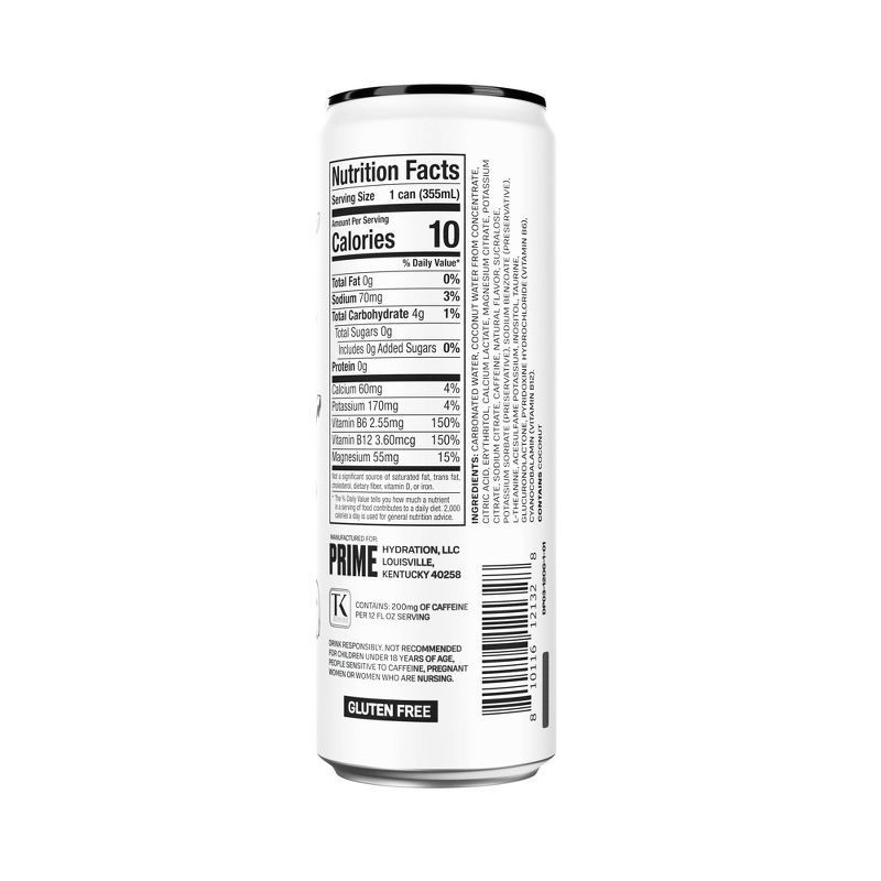 slide 3 of 4, Prime Hydration Prime Original Energy Drink - 12 fl oz Can, 12 fl oz