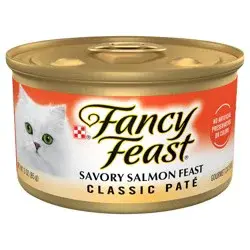 Fancy Feast Purina Fancy Feast Salmon Feast Classic Grain Free Wet Cat Food Pate