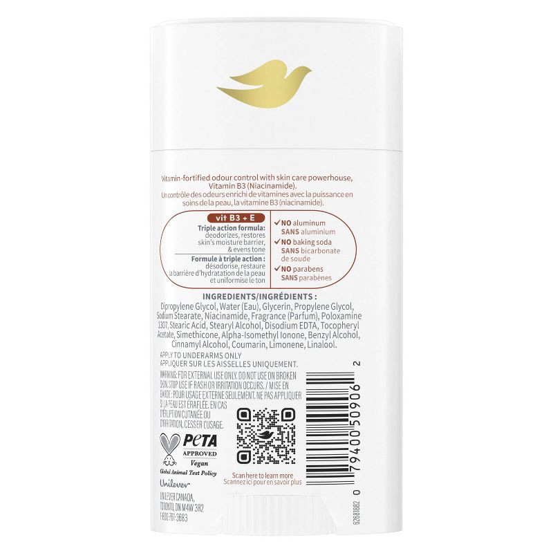 slide 2 of 7, Dove Beauty VitaminCare+ Aluminum Free Deodorant Stick with Niacinamide - Coconut & Shea - 2.6oz, 2.6 oz