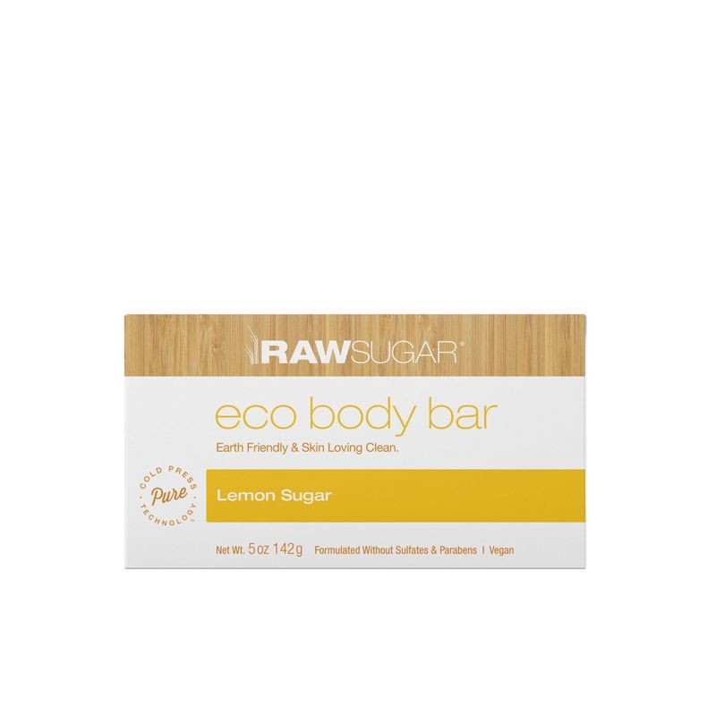 slide 1 of 7, Raw Sugar Eco Body Bar Soap - Lemon Sugar - 5oz, 5 oz