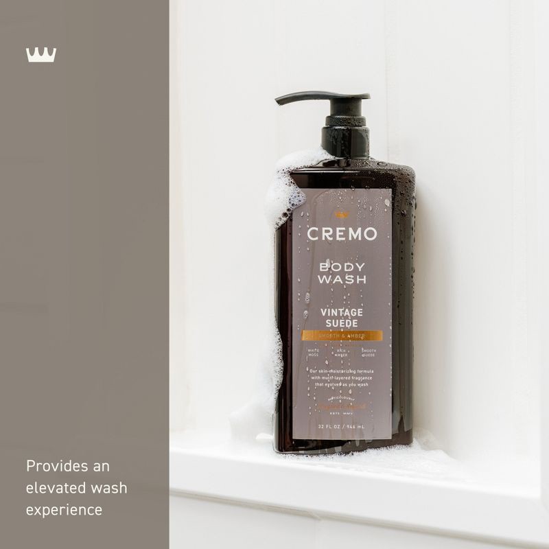 slide 4 of 7, Cremo Vintage Suede Body Wash - 32 fl oz, 32 fl oz