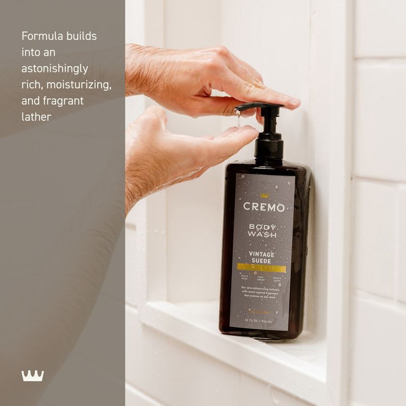 slide 5 of 7, Cremo Vintage Suede Body Wash - 32 fl oz, 32 fl oz