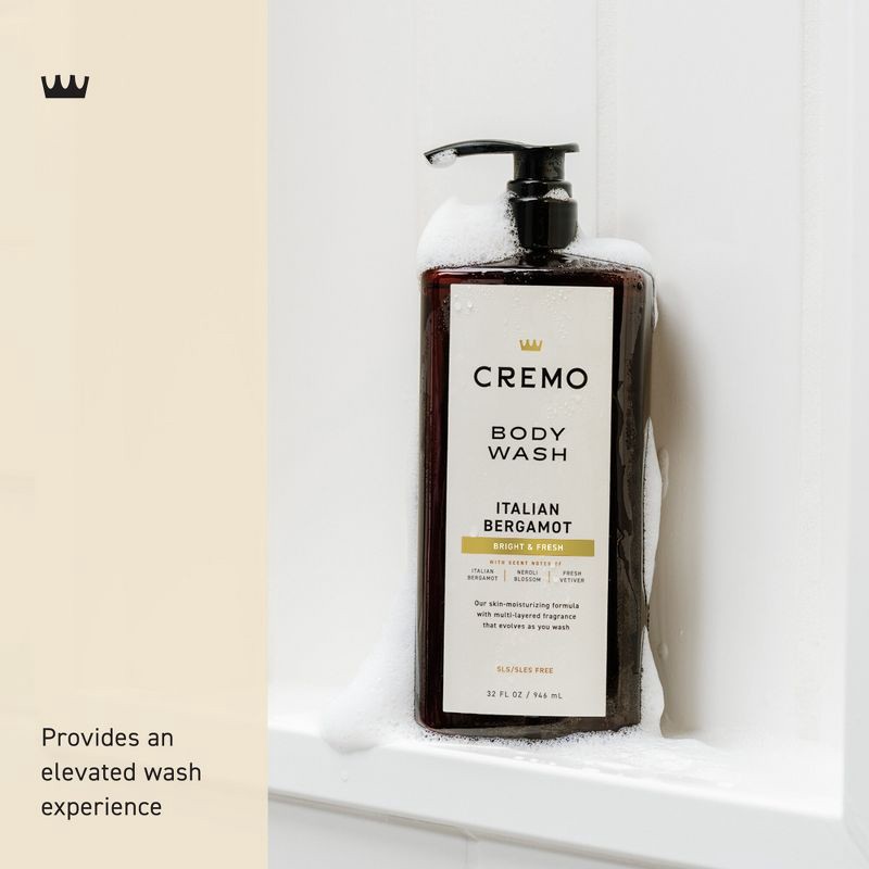slide 4 of 7, Cremo Italian Bergamot Body Wash - 32 fl oz, 32 fl oz